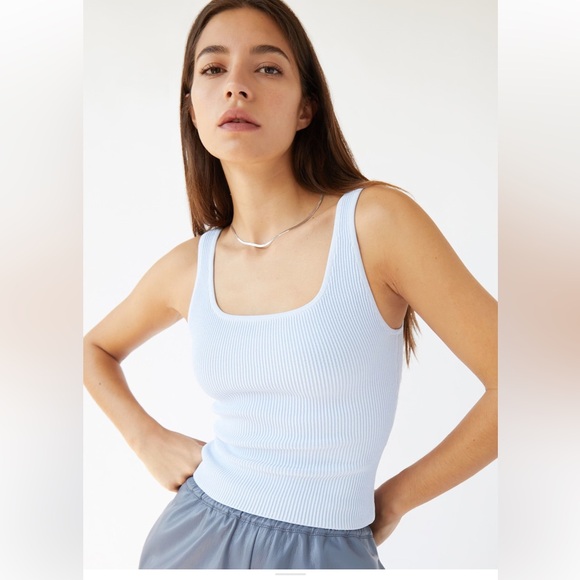 Aritzia Tops - Aritzia Babaton Sculpt Knit Squareneck Tank Size XS